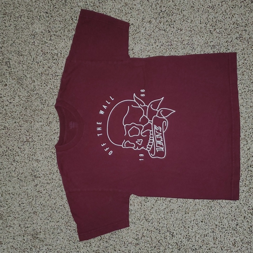 💥 Sale 3/$30 Vans Off The Wall Skate Skull Short Sleeve Shirt